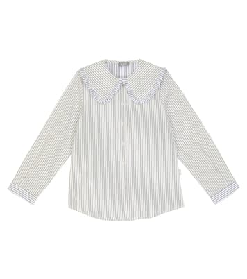 Camicia in cotone a righe | Il Gufo