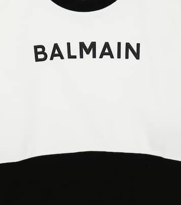 Bedrucktes Sweatshirt aus Baumwolle | Balmain Kids