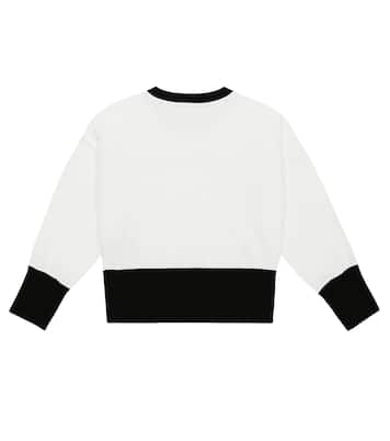 Bedrucktes Sweatshirt aus Baumwolle | Balmain Kids
