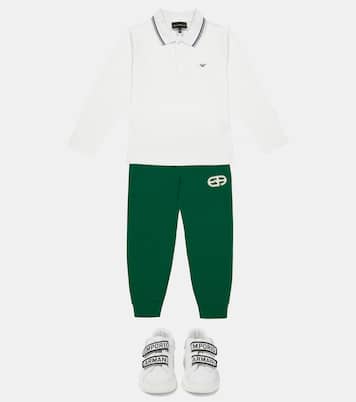 Pantaloni sportivi in misto cotone | Emporio Armani Kids
