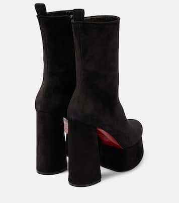Izamayaz suede platform ankle boots | Christian Louboutin