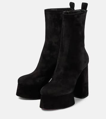 Izamayaz suede platform ankle boots | Christian Louboutin