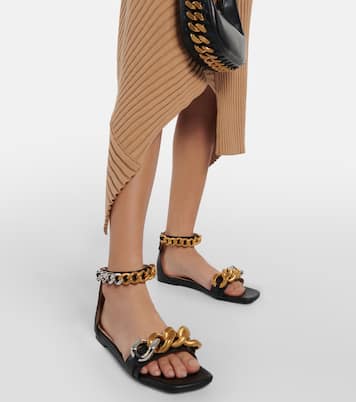 Falabella embellished flat sandals | Stella McCartney