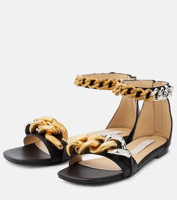 Falabella embellished flat sandals | Stella McCartney