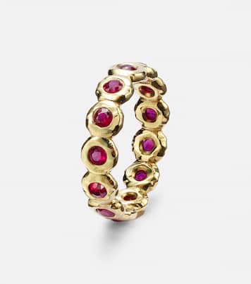 Bague d’éternité Nesting Gem en or 18 ct et rubis | Octavia Elizabeth