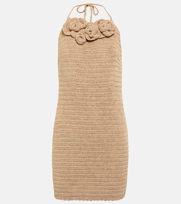 Crochet cotton-blend minidress | Magda Butrym