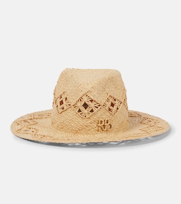 Embroidered straw fedora | Ruslan Baginskiy