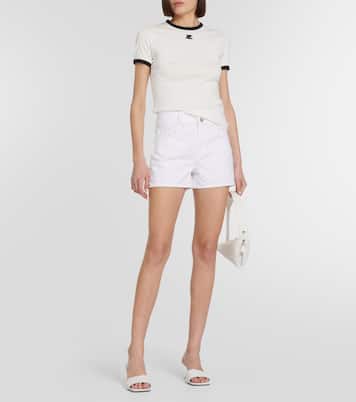 Shorts di jeans a vita alta | Frame