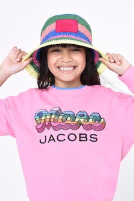 Felpa in cotone con logo | Marc Jacobs Kids