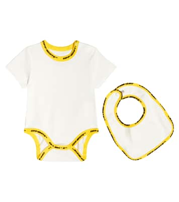 Bebé - set de body y babero de algodón | Off-White Kids