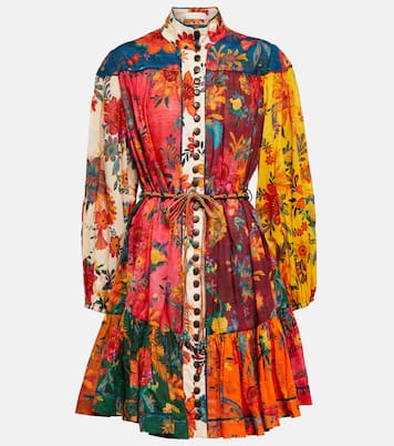 Printed cotton minidress | Zimmermann