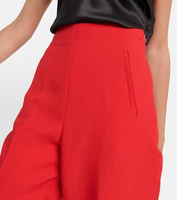 Pantalon ample en laine et soie | Roland Mouret