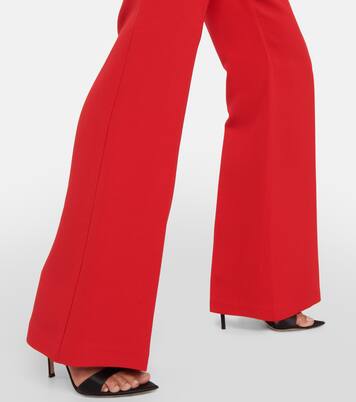 Pantalon ample en laine et soie | Roland Mouret