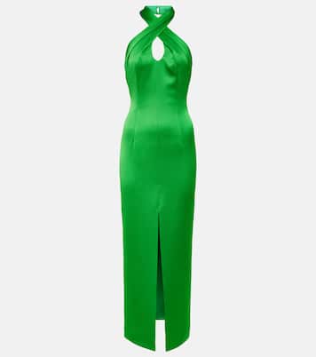 Vestido midi de satén | Rasario