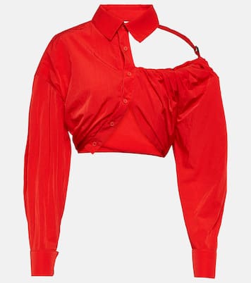 La Chemise Galliga cropped shirt | Jacquemus