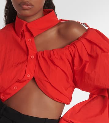 La Chemise Galliga cropped shirt | Jacquemus