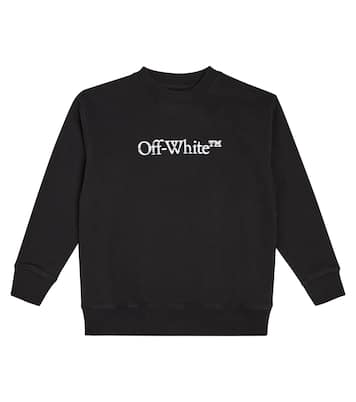 Felpa in jersey di cotone con logo | Off-White Kids