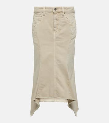 Falda midi Nyda en denim | Isabel Marant
