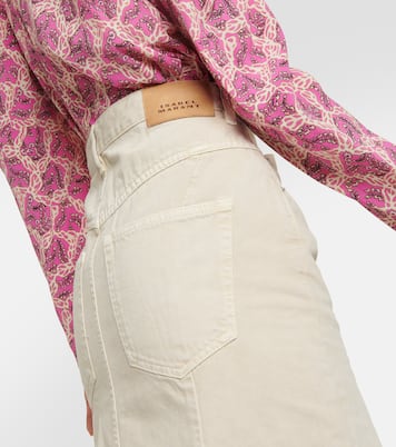 Falda midi Nyda en denim | Isabel Marant