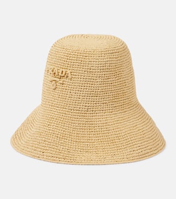 Chapeau en crochet à logo | Prada