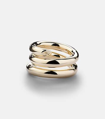 Coil 10kt gold-plated ring | Jennifer Fisher