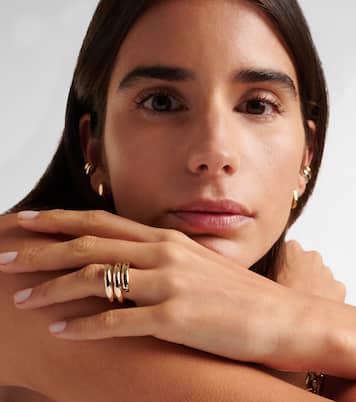 Coil 10kt gold-plated ring | Jennifer Fisher