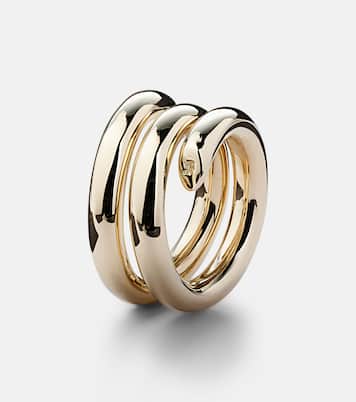 Coil 10kt gold-plated ring | Jennifer Fisher