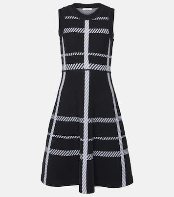 Vestido midi de mezcla de lana a cuadros | Dorothee Schumacher