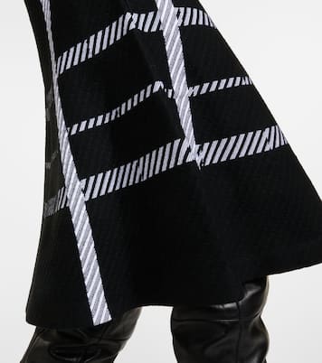 Vestido midi de mezcla de lana a cuadros | Dorothee Schumacher
