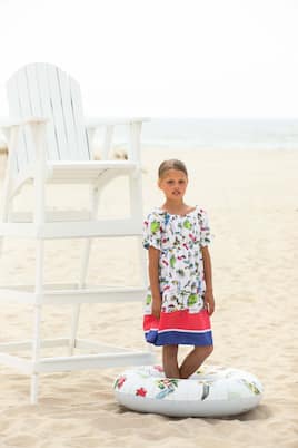 Bedrucktes Kleid aus Baumwolle | Patachou