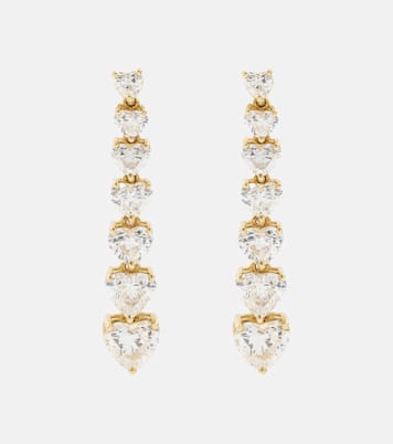 Boucles d'oreilles 7 Heart en or 18 ct et diamants | Shay Jewelry