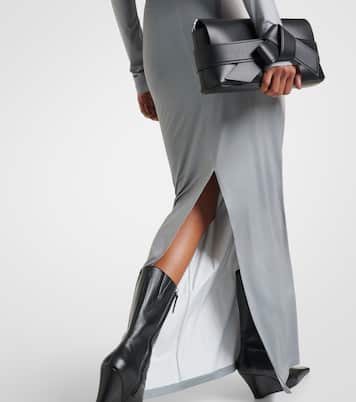 Vestido largo de jersey estampado | Acne Studios