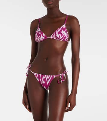 Haut de bikini triangle Sun imprimé | Eres