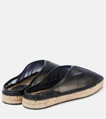 Espadrilles aus Mesh mit Leder | Toteme