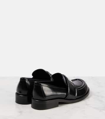 Mocassins en cuir à logo | Acne Studios