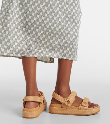 Kira raffia sandals | Tory Burch
