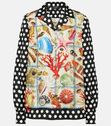 Camicia Capri in seta con stampa | Dolce&Gabbana