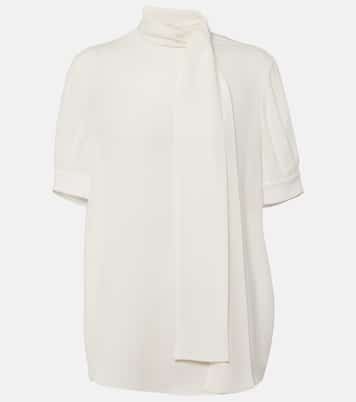 Silk georgette blouse | Valentino