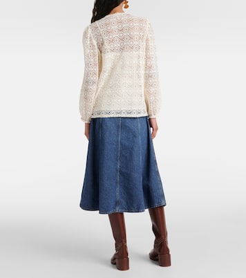 Bluse aus Spitze | Frame