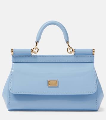Sicily Small patent leather tote bag | Dolce&Gabbana
