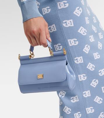 Sicily Small patent leather tote bag | Dolce&Gabbana