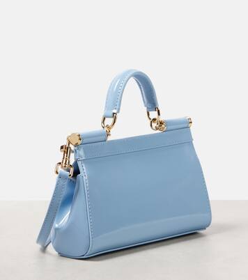 Sicily Small patent leather tote bag | Dolce&Gabbana