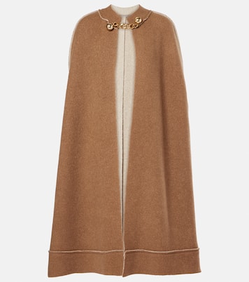 Mantella in bouclé di misto lana  | Stella McCartney