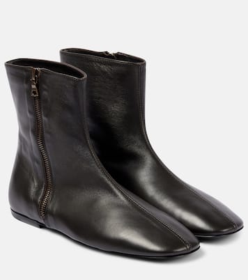 Ankle Boots aus Leder | Dries Van Noten