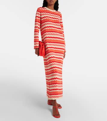 Vestido midi Miller de algodón | Rixo