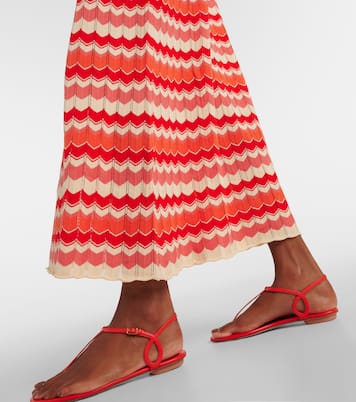 Vestido midi Miller de algodón | Rixo