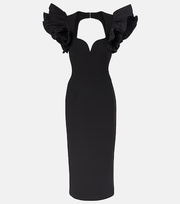 Ella puff-sleeve midi dress | Rebecca Vallance