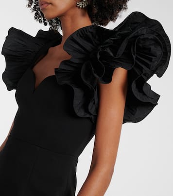 Ella puff-sleeve midi dress | Rebecca Vallance