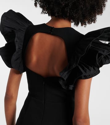 Ella puff-sleeve midi dress | Rebecca Vallance