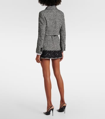 Cropped wool-blend tweed jacket | Dolce&Gabbana